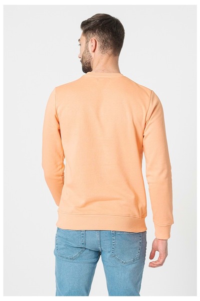 Jack & Jones Τζακ Τζόουνς 12201404 Μπροστά Est.1990 Printed Sweat - Orange - M - St05084-orange-m