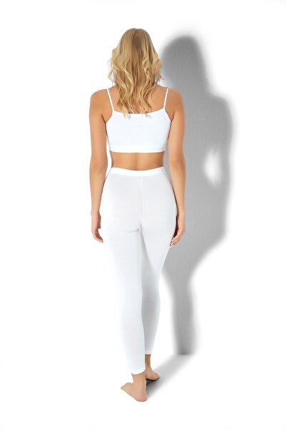 Jiber Women's White Long Tights 570