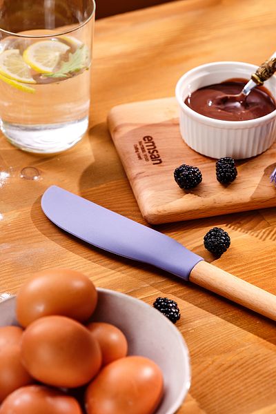 Emsan Natural Spatula Long