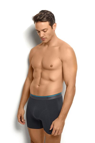 Jiber Ανδρικό Smoked Cotton Lycra Boxer 3 τεμαχίων 267
