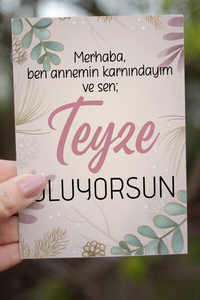 Runrux You Are Becoming an Aunt Good News Memory Card - Pregnant Memory Card