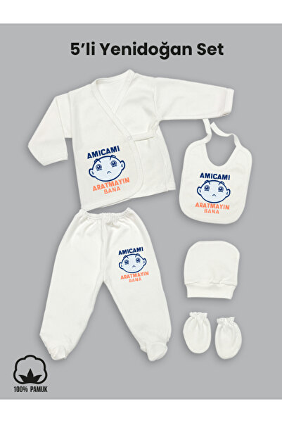 Trakya Bazaar Amcamı Aratmayın Bana Kızan (Yeni Doğan, Hastane Çıkışı 5'li Set)