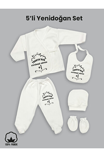 Trakya Bazaar Trakya'nın Atatürkçü Nüfusu +1 (Yeni Doğan, Hastane Çıkışı 5'li Set)