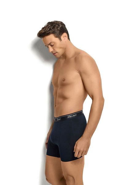 Jiber Ανδρικό Navy Blue Cotton Lycra Boxer 6 τεμαχίων 156