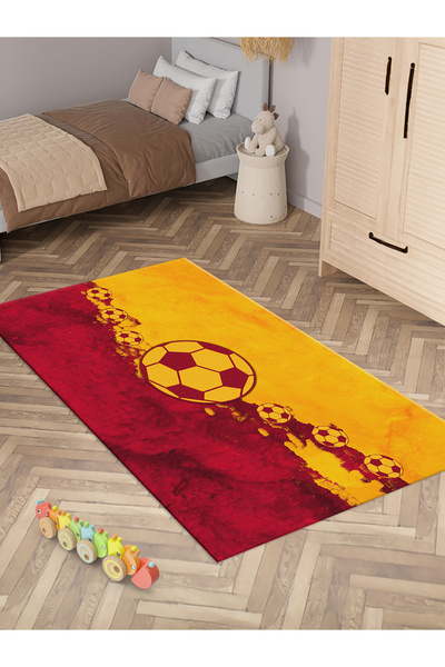 İNSPİRA TARAFTAR Halısı Yıkanabilir Kaymaz Taban Çocuk Odası