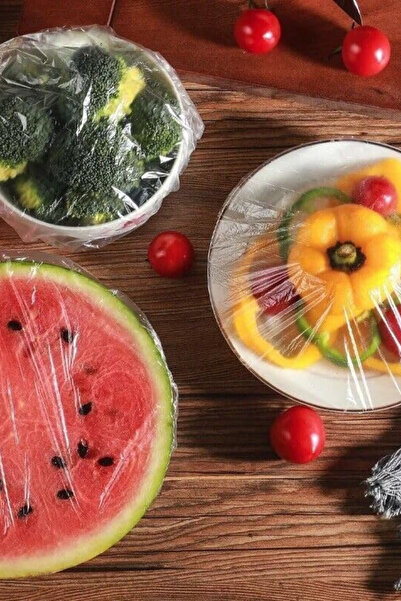 Bistopia غطاء صحن يحافظ على نضارة الطعام 100 قطعة