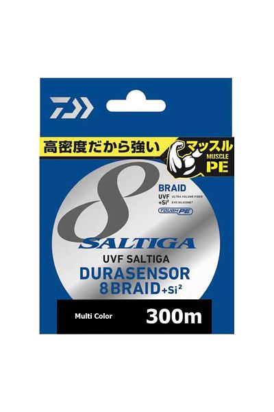 daiwa Saltiga 8B Multicolor Durasensor - خط صيد بطول 300 متر