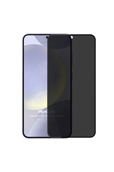 Microsonic Samsung Galaxy S24 Plus Privacy 5D Gizlilik Filtreli Cam Ekran Kor...