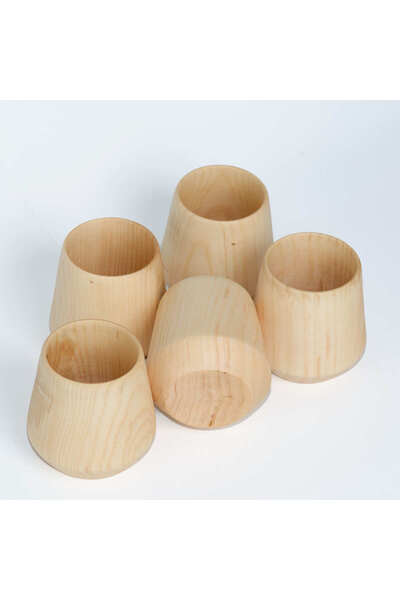 NATIVU Water Glass Wooden Elite Series Set of 3