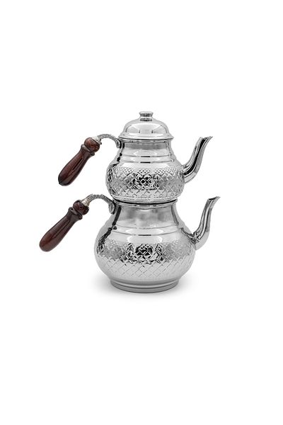 ANTEPSEPETİ BAKLAVA SLICY SILVER PLATED COPPER TEAP CANNER