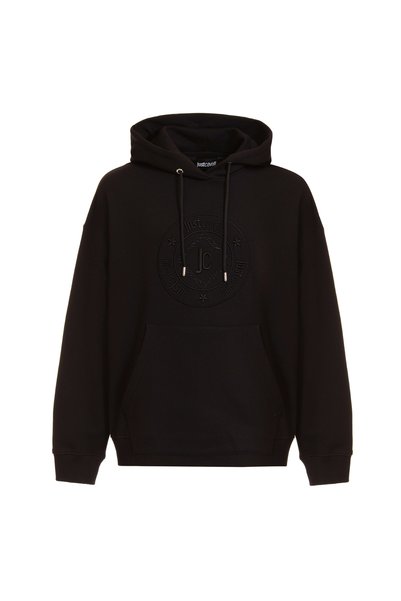 Just Cavalli Kapüşon Yaka Siyah Erkek Sweatshırt 75oaıt08