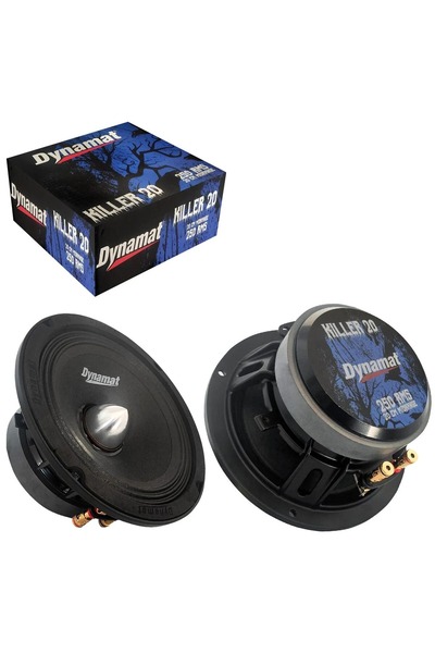 Dynamat DYANAMAT KİLLER SERİSİ 20CM 250RMS 2 ADET MİDRANGE