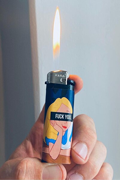 HobiShop Prenses Mood Full Bakılı Gazlı Çakmak