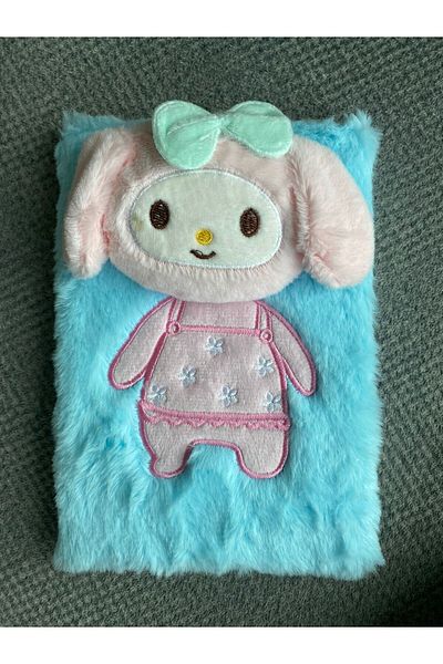 BLA GROUP Kuromi Cinnamorol My Melody - Caiet de jurnal de pluș roz Caiet de amintiri