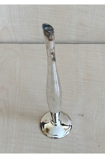 SANAT TACİRİ 1 ADET VİNTAGE GÜMÜŞ KAPLAMA KARANFİLLİK