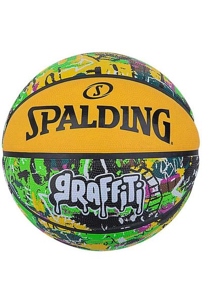 SPALDING Πράσινο κίτρινο γκράφιτι Sz7 2021 Μπάλα μπάσκετ 84374z