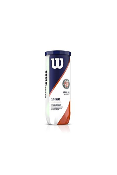 Wilson Roland Garros Clay Court 3'lü Tenis Topu Wrt125000