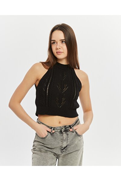 MODA NADO نادو المحاصيل المثقبة بدون أكمام