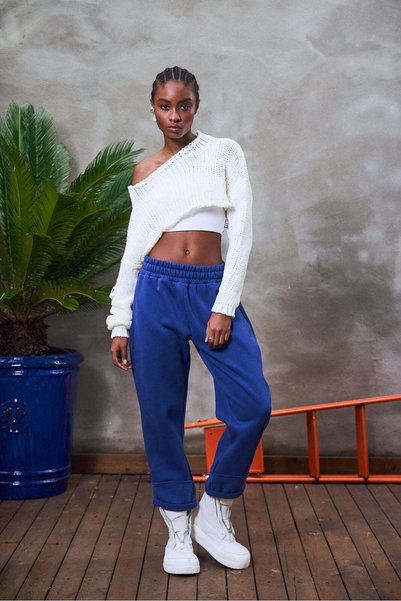 #vdr viadellerose Blue Trousers 14332