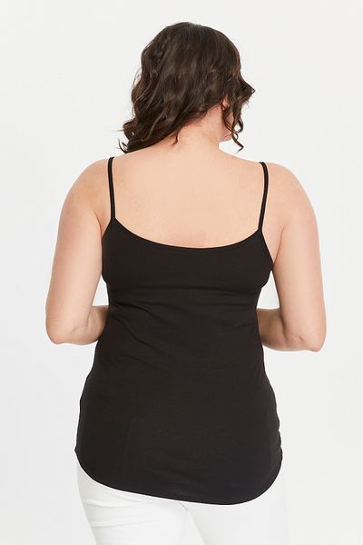 Curvy Trend Plus Size Rope Strap Oval Slit Blouse