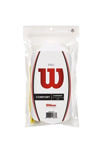 Wilson Pro Comfort 30'lu Tenis Gribi Beyaz Wrz4017wh