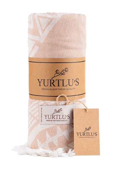 YURTLUS بيشتيمال فاخر 95x180 سم - 100% قطن، ناعم وسريع الجفاف