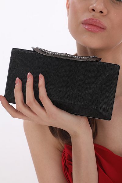 womenacs Culoare Neagră Laser Cut Stone Rochie De Seară De Damă Clutch Portofoliu Nuntă Logodnă Geantă De Seară Henna