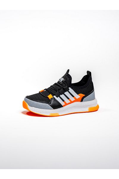 Callibron Unisex, plasă, vară, mers pe jos, alergare, comozi, pantofi sport, pantofi sport negru portocaliu