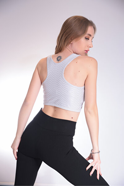 Richarlison Țesătură din jerseu gri cu model pentru femei, potrivită pentru u...