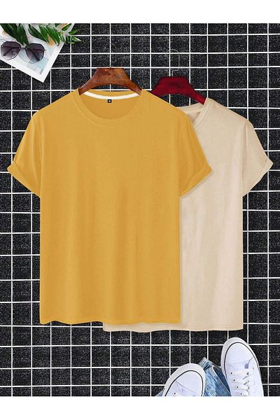 DAXİS Sportwear Company Πακέτο με 2 ανδρικά μπλουζάκια Oversize