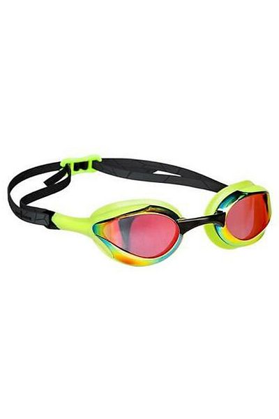Mad Wave - Alien Rainbow Swimming Race Glasses Green/black