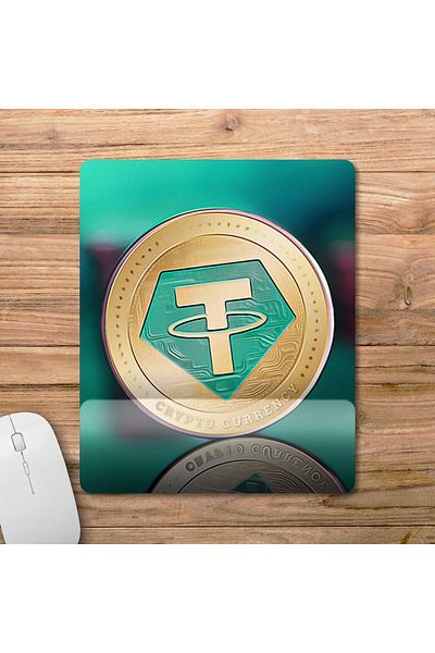 Pixxa لوحة ماوس مدعومة بالعملة المشفرة من Tether Coin - 3