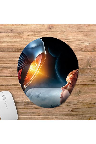 Pixxa لوحة ماوس مدعومة للمعصم من Lost in Space - موديلين بيضاويتين
