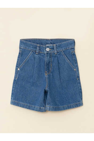 LC Waikiki Basic Kız Çocuk Jean Şort