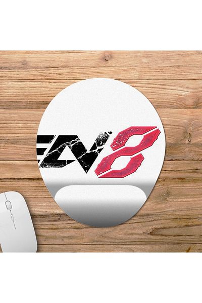 Pixxa نموذج لوحة ماوس Tekken 8 - 2 دعم للمعصم بيضاوي
