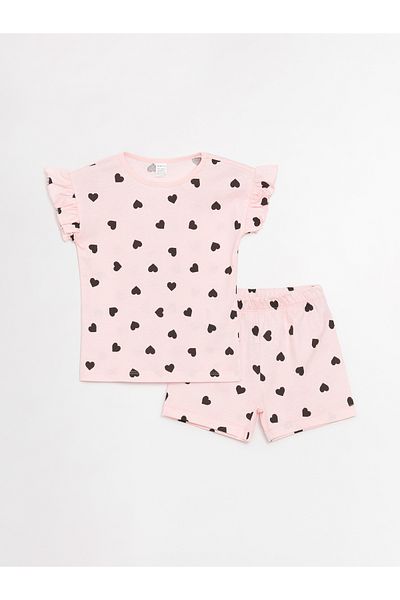 LC Waikiki Baby Girl Pajama Set with Shorts