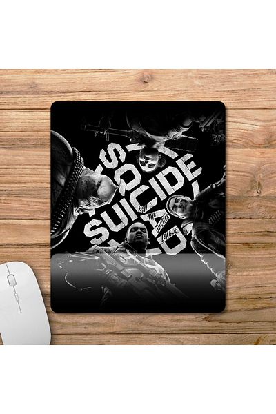 Pixxa Suicide Squad: فستان Justice League مع لوحة ماوس داعمة للمعصم - 3