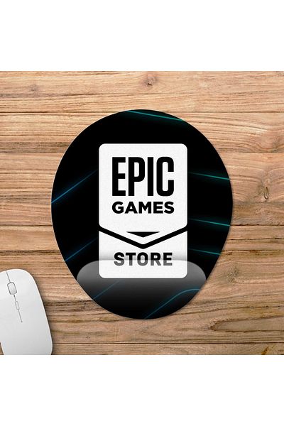 Pixxa Epic Games Store - 3 موديلات لوحة ماوس بيضاوية لمسند المعصم