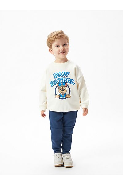 LC Waikiki Світшот з довгим рукавом з принтом Paw Patrol для хлопчика з довгим рукавом