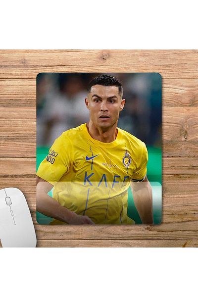 Pixxa كريستيانو رونالدو - موديل لوحة ماوس مع مسند للمعصم من Al Nassr FC - 4