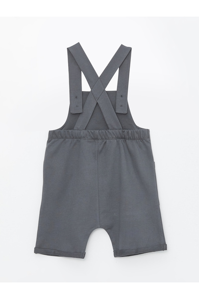 LC Waikiki Čtvercový límec s potiskem Mickey Mouse Baby Boy Salopet