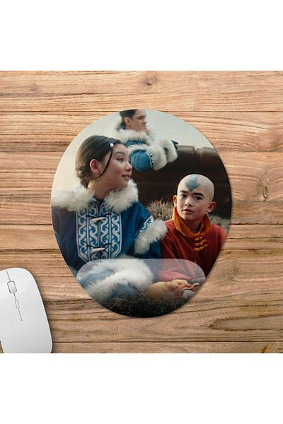 Pixxa Avatar - موديل لوحة ماوس للكاحل من مسلسل The Last Airbender TV - 2 بيضاوي
