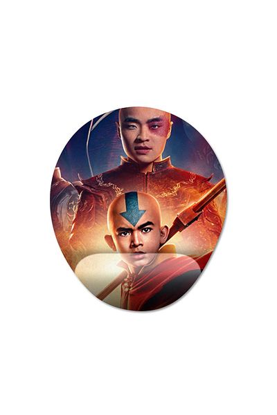 Pixxa Avatar: The Last Airbender - موديل لوحة ماوس معصم لسلسلة التلفزيون - 1 بيضاوي