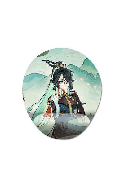 Pixxa موديل لوحة ماوس Xianyun Genshin Impact - 4 بيضاوي