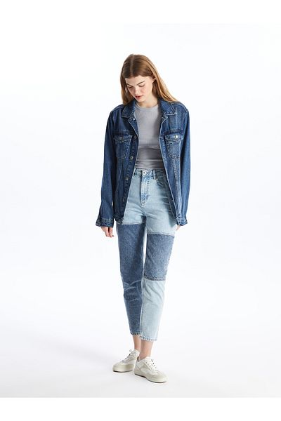LC Waikiki Жіночі джинсові штани Mom Fit