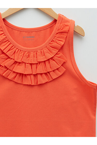 LC Waikiki Dziewczęcy tank top z okrągłym dekoltem – model podstawowy