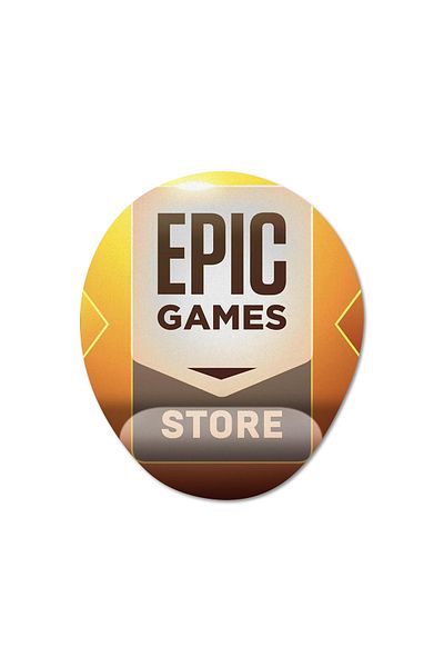 Pixxa Epic Games Store لوحة ماوس مع مسند للمعصم - 2 موديل بيضاوي