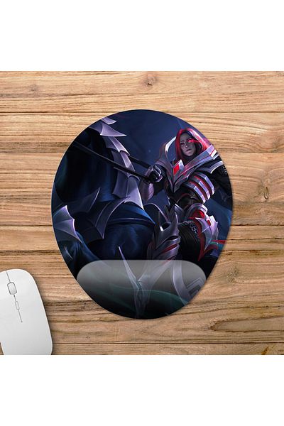 Pixxa Leomord - موديل لوحة ماوس بيضاوية الشكل لدعم المعصم من Mobile Legends 4