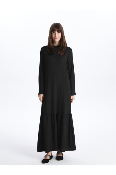 LC Waikiki Stand Collar Long Sleeve Women's Dress