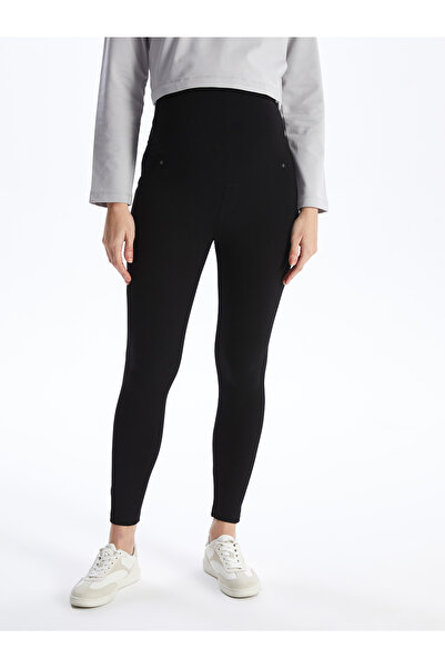 LC Waikiki Karın Panelli Beli Lastikli Düz Hamile Tayt